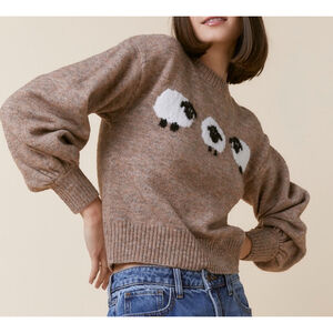 Mi Ami for Francesca's 
Sheep Crew Neck Sweater